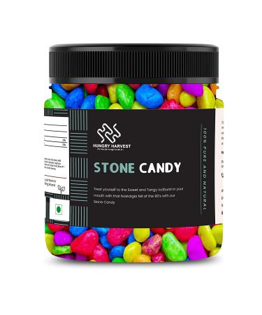 Hungry Harvest Rock Candy- Stone Candy 300 gms | Milk Stone Chocolate_Packing May Vary