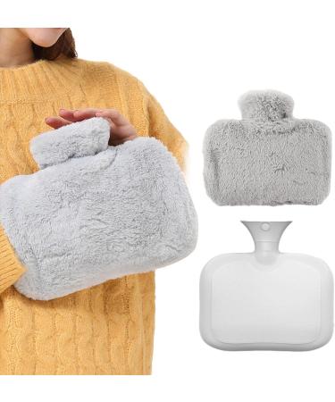 Heat Bottle with Soft Cover - 1500ml Hot Water Bag | Fleece Handbag for Cramps | Removable Bed Warmer - Kot-au - Buy Online on GoSupps.com
