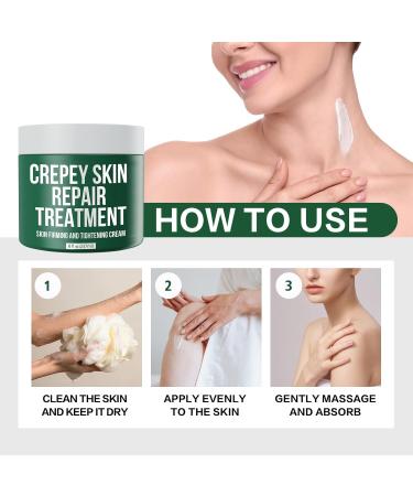 CELLU Crepey Skin Repair Treatment Crepey Skin Repair Neck Cream Face Tightening Cream Fast-absorbing (2PCS) - Buy Online on GoSupps.com