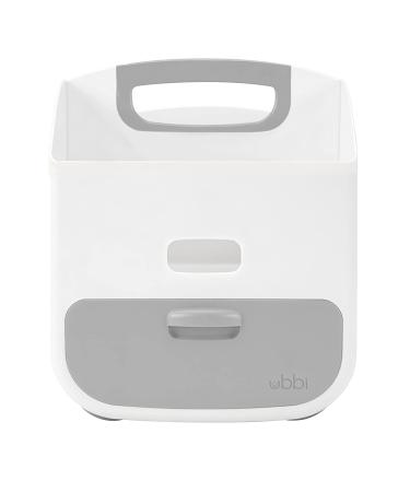 Ubbi Portable Diaper Changing Station Caddy Organizer with Changing Mat - Gray | Diaper Storage for Baby Essentials - Buy Online on GoSupps.com