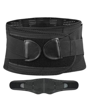 Lower Back Brace - Adjustable Lumbar Support for Pain Relief | Breathable Support Belt for Men & Women - Ideal for Home & Work - Buy Online on GoSupps.com