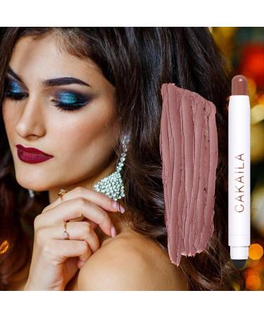 Eye Shadow Sticks | Shine Matte Pearl Eye Highlighter Brightener Stick Double-end Stick Crayon Automatic Rotating Design for Base Contouring Smoky Eyes - Buy Online on GoSupps.com