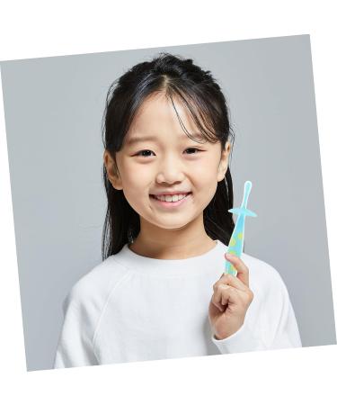 Gatuida 3pcs Baby Toothbrush Set - Soft Fur Food Grade Silicone Cleaning Brushes for Infants & Toddlers - Buy Online on GoSupps.com