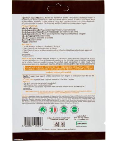 Equilibra Argan Facial Mask 20 g - Buy Online on GoSupps.com