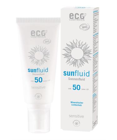 eco cosmetics sun fluid SPF 50 sensitive (1 x 100 ml)