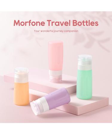 Shop Morfone 16-Piece Silicone Travel Bottles Set - TSA Approved Leak-Proof BPA-Free for Shampoo & Lotion - Perfect for International Travel - Buy Online on GoSupps.com