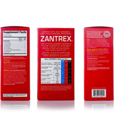 Zantrex Red 56 Count Weight Loss Supplement Pills - Metabolism Booster & Fat Burning Pills for Women - 56 Count (Pack of 1) - Buy Online on GoSupps.com