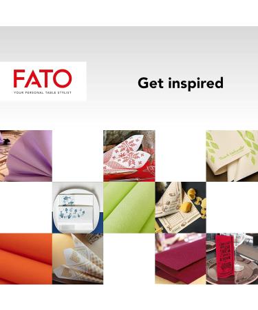 FATO Disposable Paper Napkins - Soft & Gentle 40 Pack 38x38 cm Turquoise 2-Layer 100% Pure Cellulose FSC Certified - Buy Online on GoSupps.com