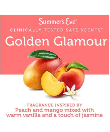 Summer's Eve 5-in-1 Golden Glamour Cleansing Cloths - 16 On-The-Go Individually Wrapped Wipes - Buy Online on GoSupps.com