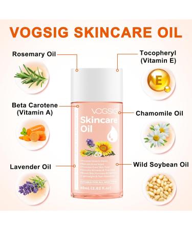 Body Care Oil Anti-Stretch Mark Oil Prevents Stretch Marks Strengthens Skin Firmness and Elasticity For Fair Even and Radiant Skin 60ml - Buy Online on GoSupps.com