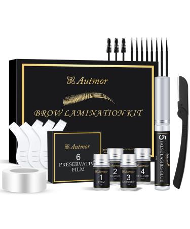 Eybrowing laminating set eyebrow laminating kit eyebrow lamination for perfectly shaped eyebrows salon quality results DIY waterproof brow at home stops for 6-8 weeks