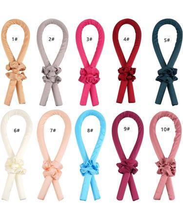 HMMJ Heatless Curlers for Long Hair Heatless Curling Rod Headband You Can To Sleep In Overnight Silk Heatless Curls Headband for Natural Hair Curling Ribbon for Hair (Color : 16) - Buy Online on GoSupps.com