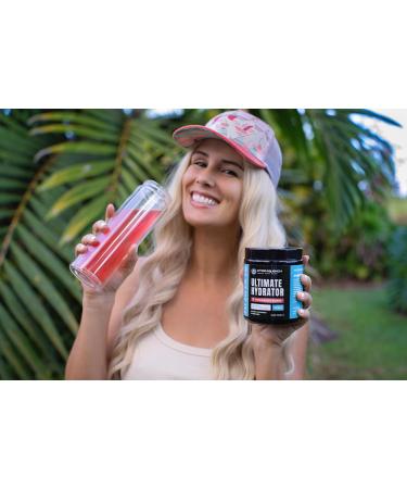 Ultimate Hydrator: Keto Vegan Electrolytes Drink Powder with BCAAs - Sugar-Free Strawberry Smash for Rehydration & Recovery - Buy Online on GoSupps.com