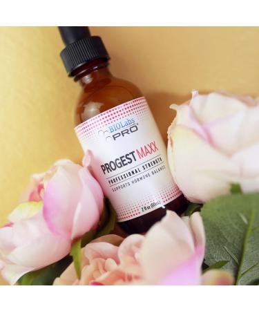 Progest MAXX Progesterone Oil | Natural Bioidentical Progesterone for Women | Hot Flashes & Menopause Relief | 2oz Bottle - Six Month Supply - Buy Online on GoSupps.com