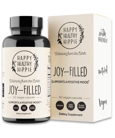 Happy Healthy Hippie Joy-Filled Supplement for Anxiety & Depression - 60 Capsules