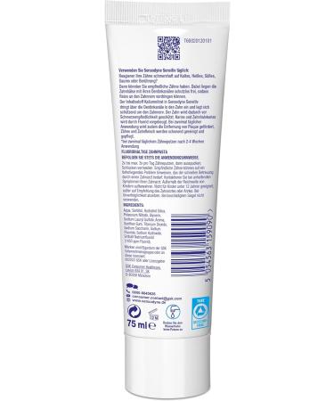 Sensodyne Sensitive Fluoride Toothpaste 75ml | Pack of 2 | Best for Sensitive Teeth | International Shipping Available - Buy Online on GoSupps.com
