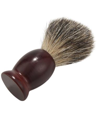 RIYAN Brown Men Beard Shaving Kit Professional Bowl Stand Brush Mustache Shaving Tool