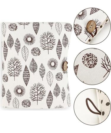 Delitls 2-in-1 Diaper Bag with Wrap Pad - Stylish Organizer & Cosmetic Bag for Moms | White & Leaf Print Baby Essentials - Buy Online on GoSupps.com