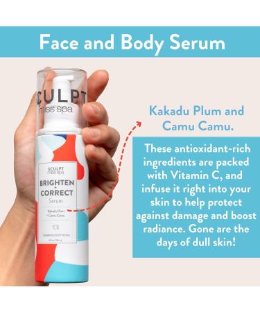 Miss Spa Brighten Correct Face Serum - Vitamin C & Kakadu Plum for Radiant Skin | Brightening Face & Body Serum - Buy Online on GoSupps.com