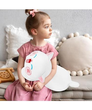 Fortuning's JDS Cat Plush Pillow - Kawaii Stuffed Animal Toy for Unisex Birthday & New Year Gift - Home Decor Cuddle Toy - 13.7 inch - Buy Online on GoSupps.com