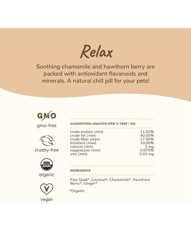 Kin+Kind Healthy Calm Herbal Blend for Dogs & Cats - Chamomile & Thyme Supplement 4 oz - Buy Online on GoSupps.com