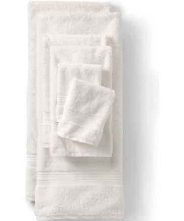 Lands' End Supima Ivory Bath Washcloth Set - 2 Piece - Buy Online on GoSupps.com