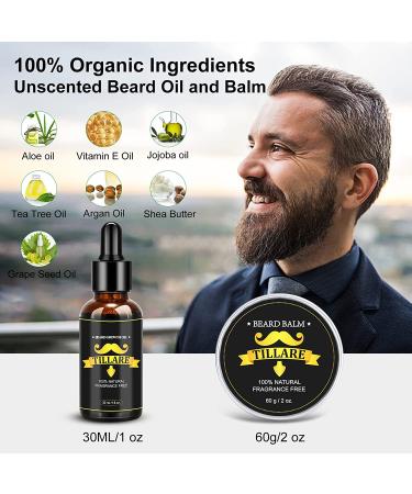 Beard Growth Kit - Derma Roller, Oil, Balm, Comb, Razor & Brush Stands - Men's Gift Set - Buy Online on GoSupps.com