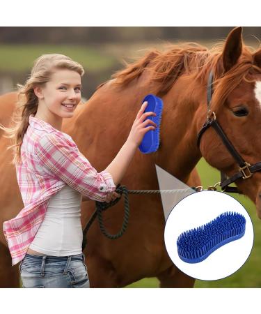 Magic Brush Horse 2Pcs Horse Grooming Brushes Blue Horse Brush Grooming Durable and Horse Grooming Kit for Horse Grooming Care Easy yo Clean Horse Brushes for Grooming(Multifunction) - Buy Online on GoSupps.com
