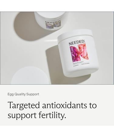 Needed. Egg Quality Support - Optimally Formulated Antioxidants Supplement for Egg Quality - Fertility Support - Fertility Supplement for Women - 60 Capsules - 30 Day Supply - Buy Online on GoSupps.com