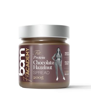 BAM Cocoa and Hazelnut Protein Spread, Palm Oil Free, 18% Gluten Free Protein Cream, 200g