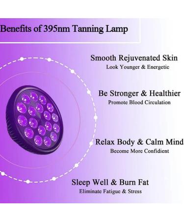 54W 460Nm Indoor Tanning Lamp with Adjustable Tripod Sun Light for Skin with Eye Protection Sun Glasses Blue Light for Face and Eye Protection - Buy Online on GoSupps.com