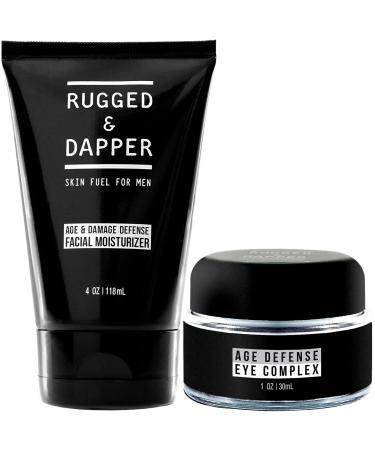 RUGGED & DAPPER Men's Face and Eye Hydrating Bundle