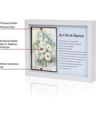 WOODEXPE Sympathy Gift: LED Memorial Shadow Box for Loss of Loved One - 8x10 Picture Frame - Buy Online on GoSupps.com