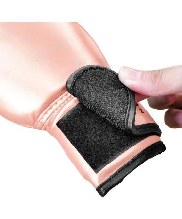 Luniquz Kids Youth Boxing Gloves 4oz Rose Gold - Punching Bag Gloves for Boys Girls Sparring - Buy Online on GoSupps.com