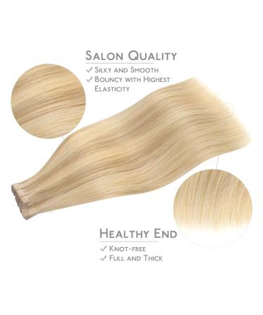 If-of-Hearted Tape Extensions | Real Hair 40pcs 100g 24 Light Blonde Highlights | Invisible Tape In Extensions #16/2 Golden Blond - Buy Online on GoSupps.com