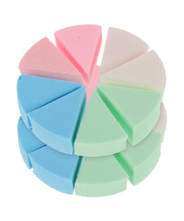 MAGICLULU 6 Sets Triangular Sponge Puff Mineral Puff Foundation Blending Sponge Mini Beauty Puff Wedge Makeup Sponge Cosmetic Puff Body Puff Makeup Puff Wet and Dry