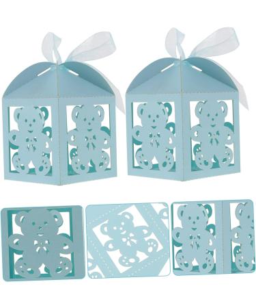 HOMSFOU 250 pcs manual wedding candy cases bride packing box carton candy box Christmas soap box candy gift cloth biscuit box wedding macaron box chocolate candy gift gift candy hollow - Buy Online on GoSupps.com