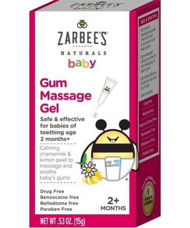 Zarbee's Baby Gum Massage Gel 2+ Months 0.53 oz (15 g)