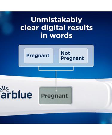 Clearblue Digital Ultra Early Pregnancy Test No Test Can Tell You Sooner 1 Digital Test 1 count (Pack of 1) - Buy Online on GoSupps.com