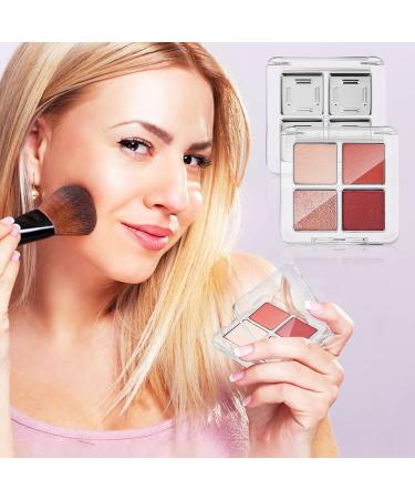 FOMIYES 6 Pcs Transparent Square Eye Shadow Box Empty Lip Palette Depotting Makeup Containers Plastic - Buy Online on GoSupps.com