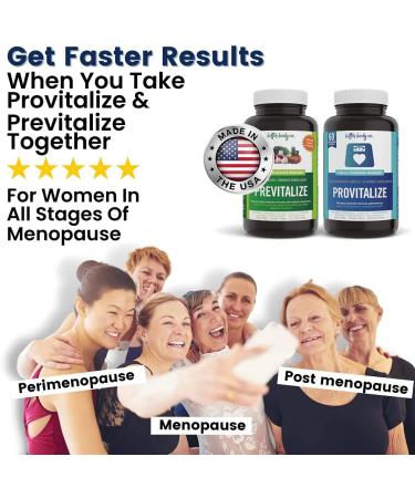 [PACK of 2] Slim Gut Bundle: Provitalize & Previtalize - Menopause Probiotic & Prebiotic - Buy Online on GoSupps.com