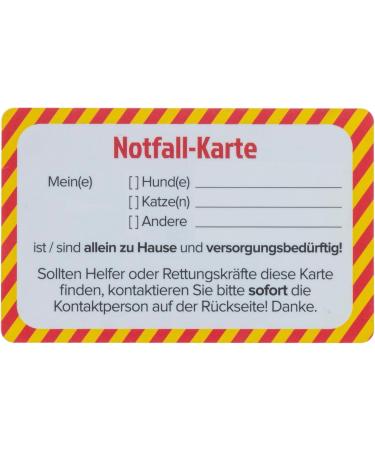 Petherd Emergency ID Card for Pets - Waterproof Credit Card Size - 5 Set Safety Gadget for Dogs & Cats - Ideal for Wallet Car Key Ring - Buy Online on GoSupps.com