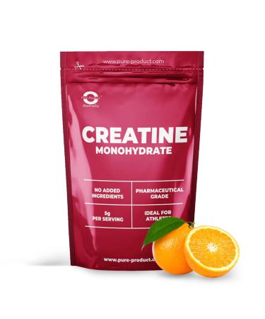 Pure-Product Australia- Creatine Monohydrate- (Orange) 1.1 lb -Vegetarian Friendly