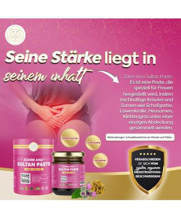 Tool Ana Sultan Paste for Women | Natural Herbal Relief for Menstrual & Menopausal Symptoms | Vegan & Cycle Regulator - Buy Online on GoSupps.com