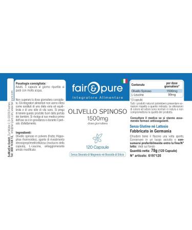 Fair & Pure Argousier 1500mg 120 g lules compl ment alimentaire v g talien sans st arate de magn sium fabriqu en Allemagne - Buy Online on GoSupps.com