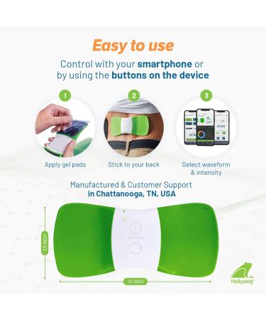 Hollywog Witouch Pro: Cordless Ten Unit Pain Management Device with Bluetooth & 3 Reusable Gel Pads - International Shipping Available - Buy Online on GoSupps.com