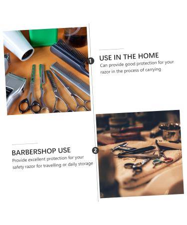 Vintorky Razor Case & Organizer | Stylish Travel Storage Box for Men & Women | Black Razor Holder - Buy Online on GoSupps.com
