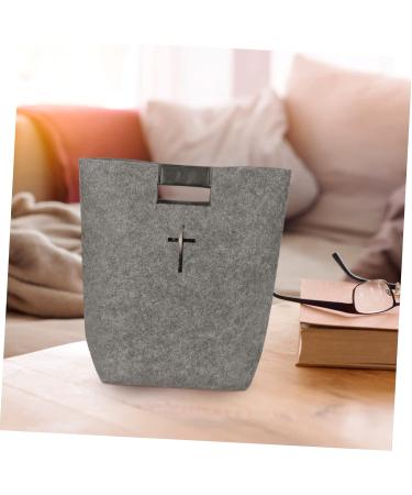Felt Bible Tote Bible Bag Large Bible Cover Christian Carrying Case Bible Organizer Bag Bible/1 (Color : As Shown Size : 34x31cm) 34x31cm As Shown - Buy Online on GoSupps.com