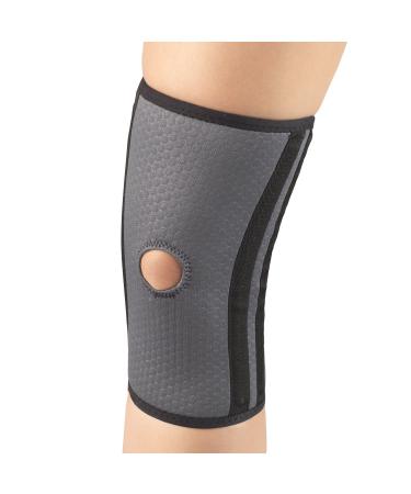 Champion Knee Brace Medium Flex Stays Open Patella Airmesh Fabric Grey X-Large