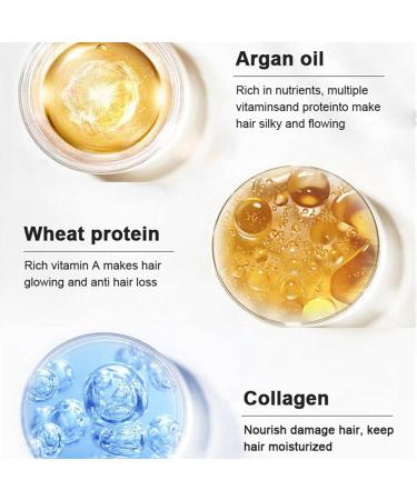 Karseell Collagen Hair Treatment Natural Argan Maca Power Hair Collagen Treatment Oil Hair Mask Deep conditioning for Dry Damaged Hair All Hair Type 16.9 Oz 500ml - Buy Online on GoSupps.com